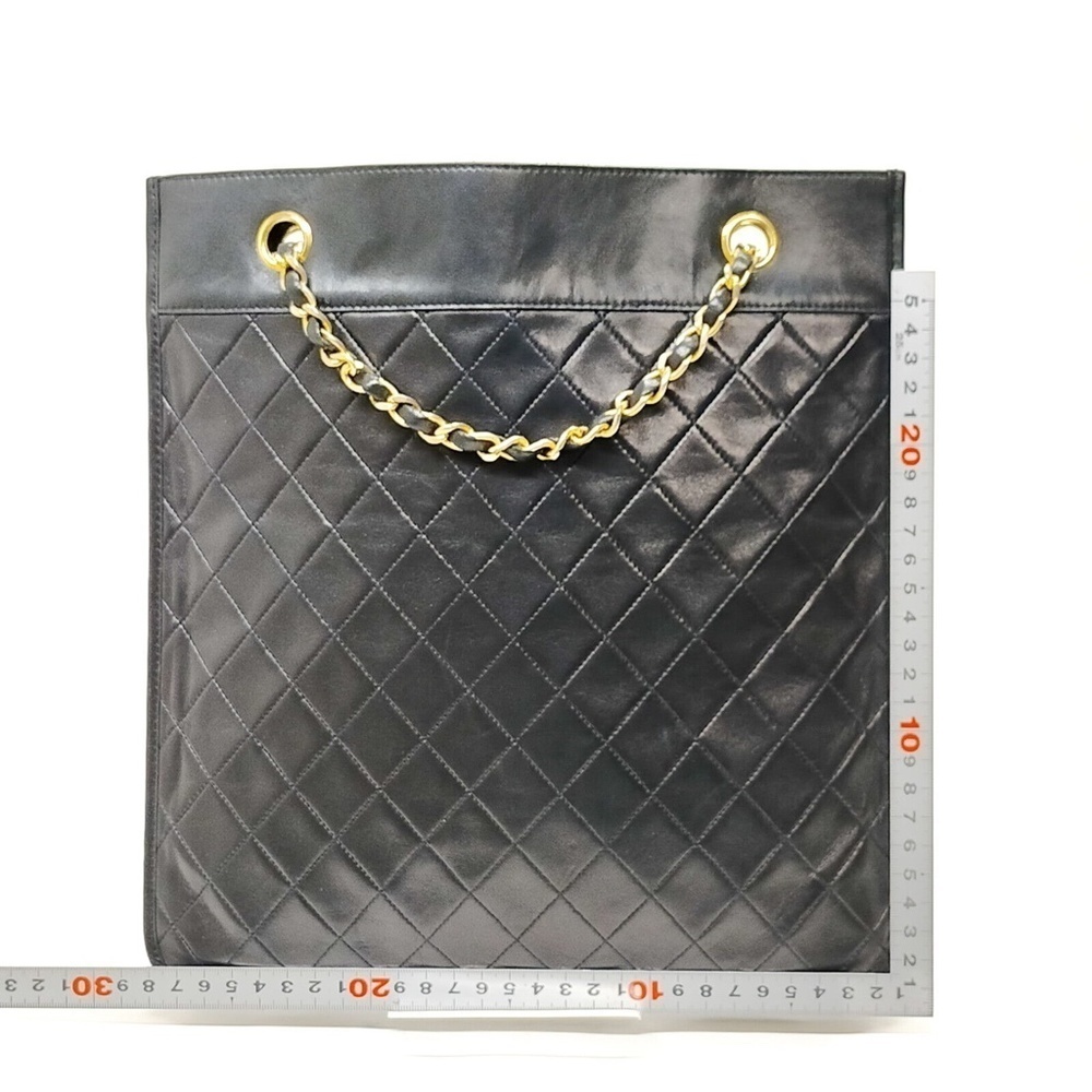 Chanel Black Lamb Skin Hand Bag - Picture 2 of 9